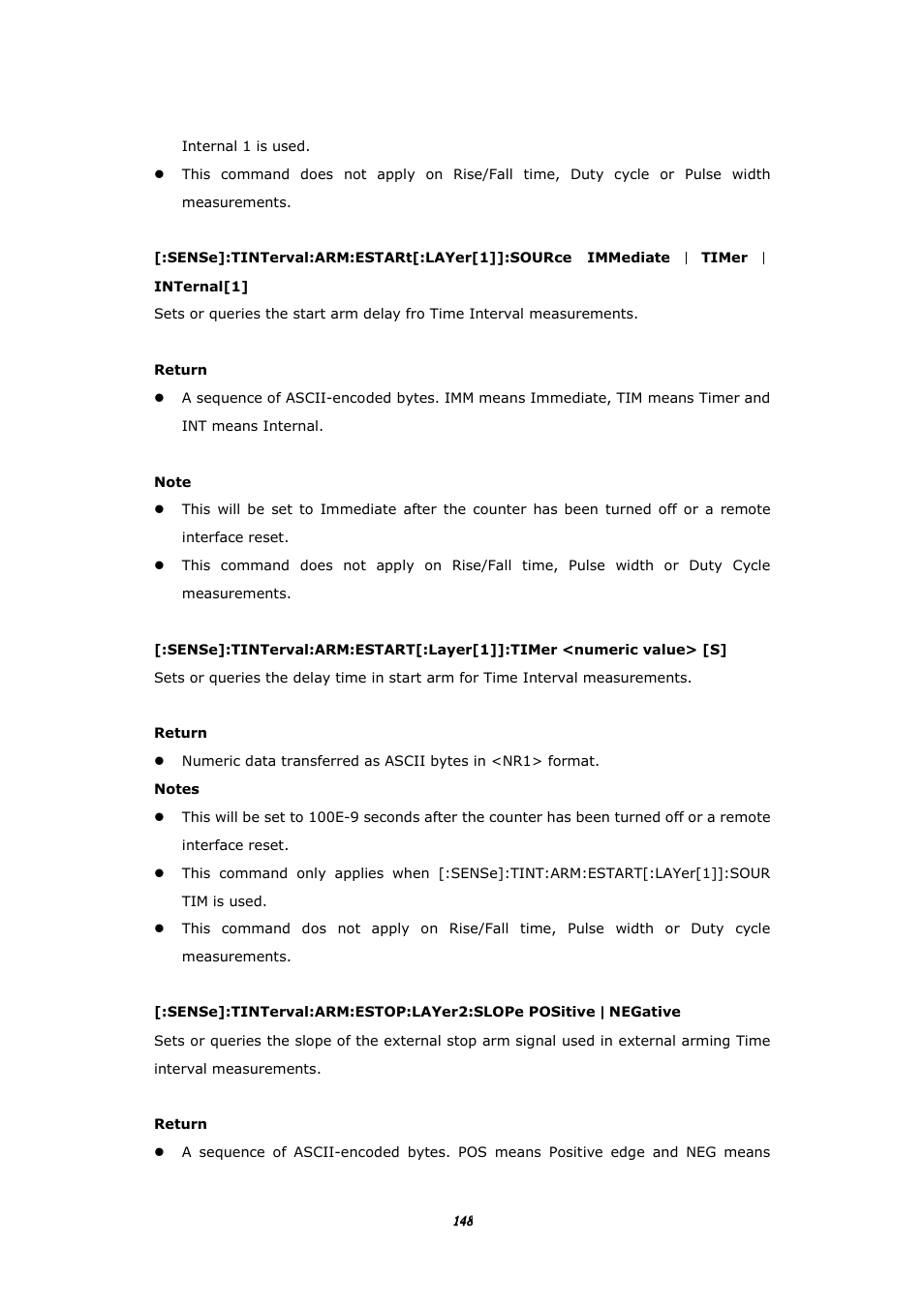 BNC 1105 Universal Counter User Manual | Page 148 / 197