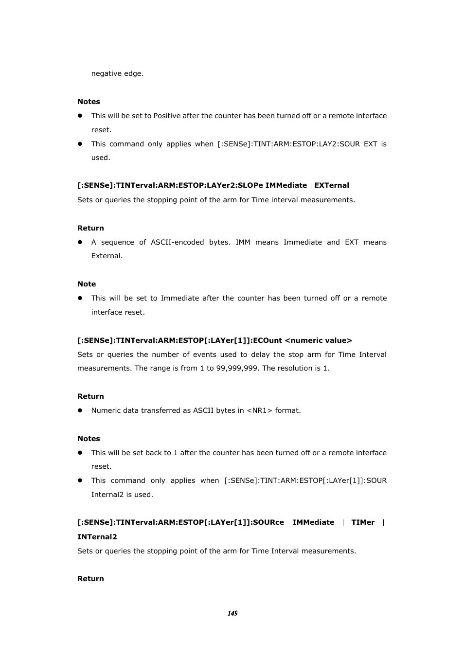 BNC 1105 Universal Counter User Manual | Page 149 / 197