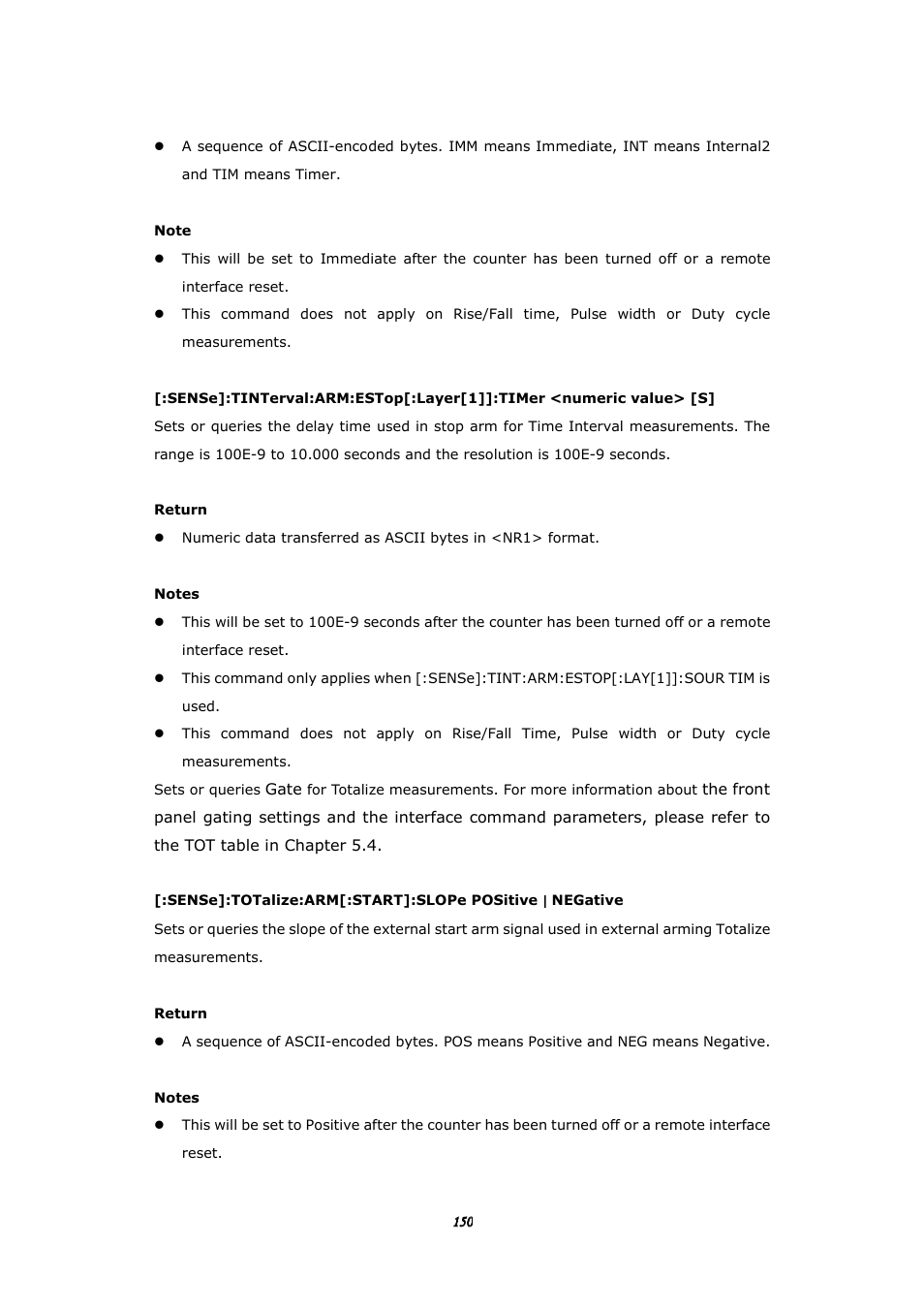 BNC 1105 Universal Counter User Manual | Page 150 / 197