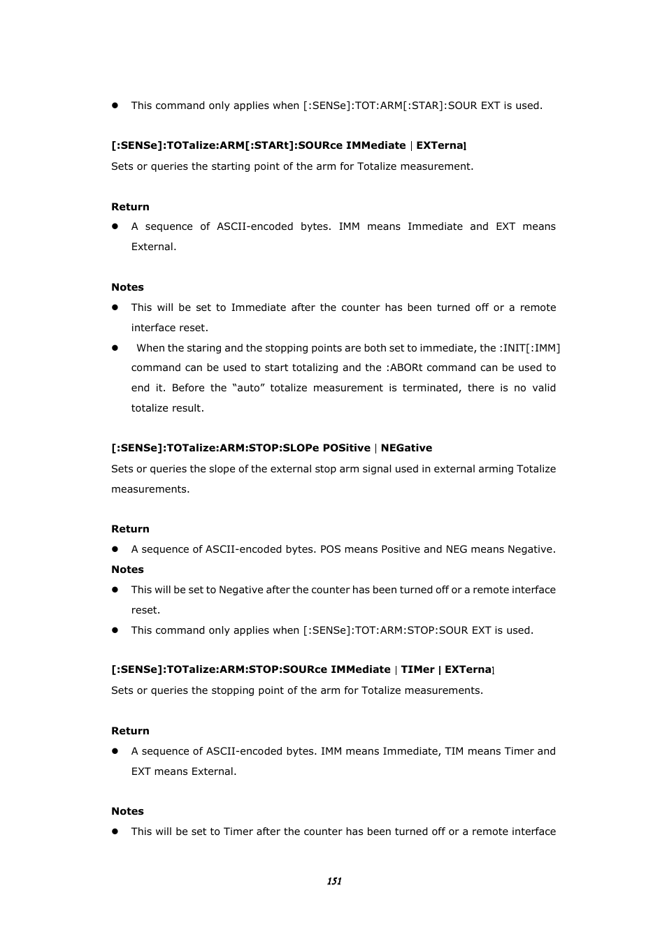 BNC 1105 Universal Counter User Manual | Page 151 / 197