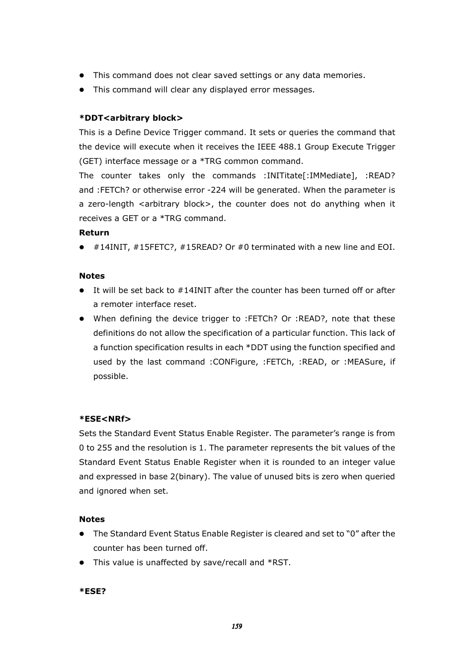 BNC 1105 Universal Counter User Manual | Page 159 / 197