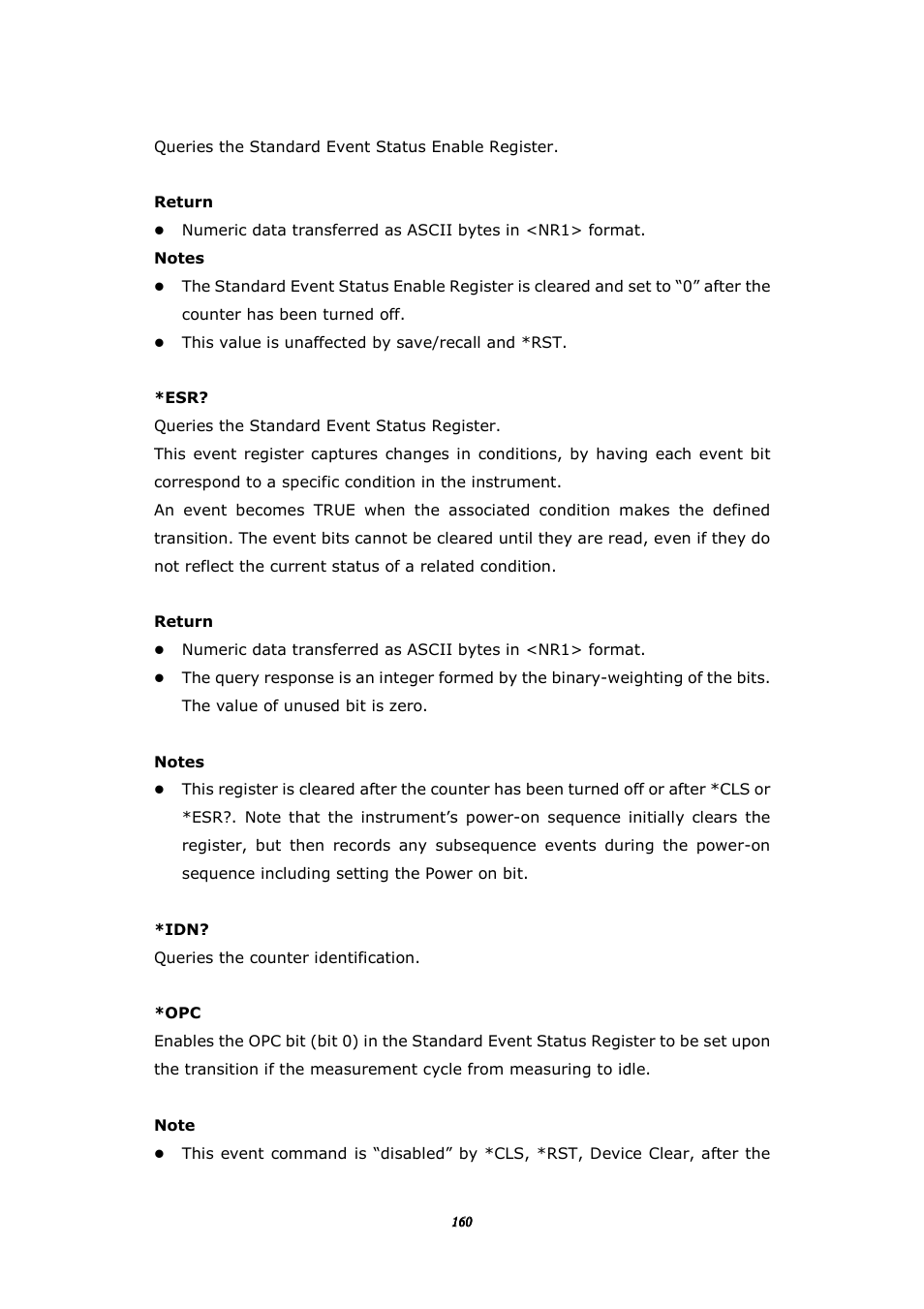 BNC 1105 Universal Counter User Manual | Page 160 / 197
