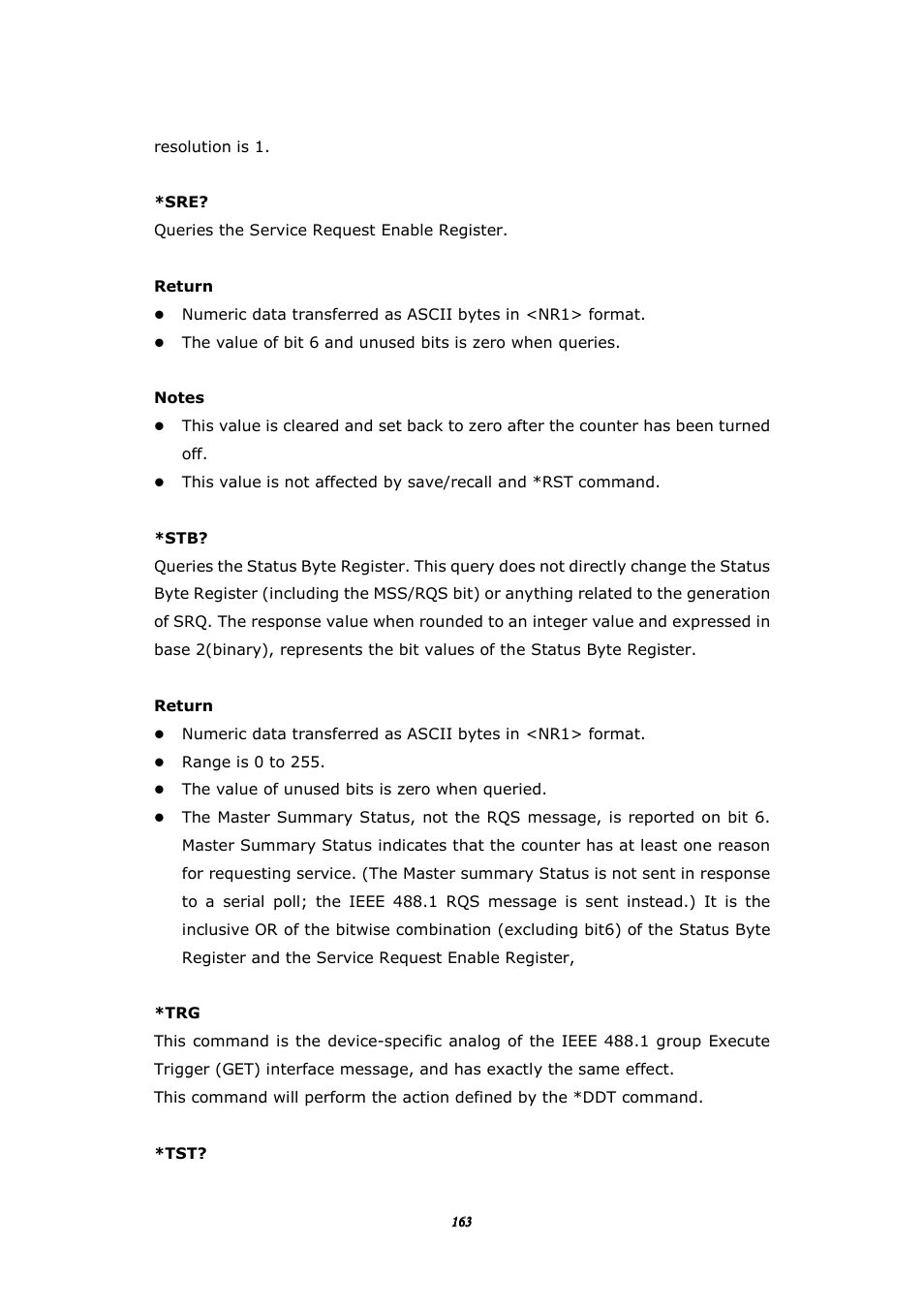 BNC 1105 Universal Counter User Manual | Page 163 / 197