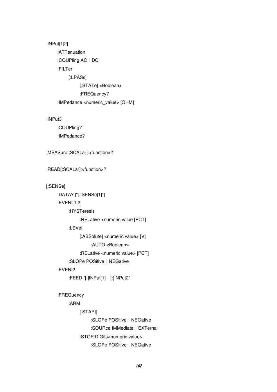 BNC 1105 Universal Counter User Manual | Page 167 / 197