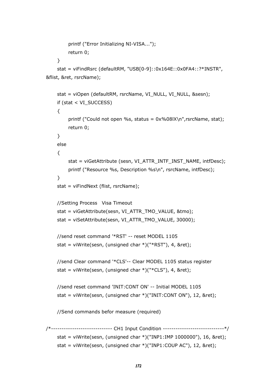 BNC 1105 Universal Counter User Manual | Page 172 / 197