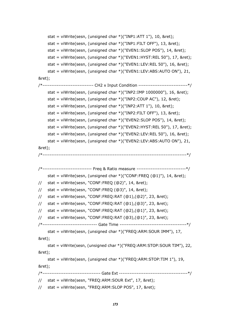 BNC 1105 Universal Counter User Manual | Page 173 / 197