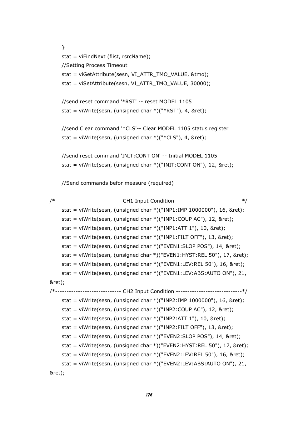 BNC 1105 Universal Counter User Manual | Page 176 / 197