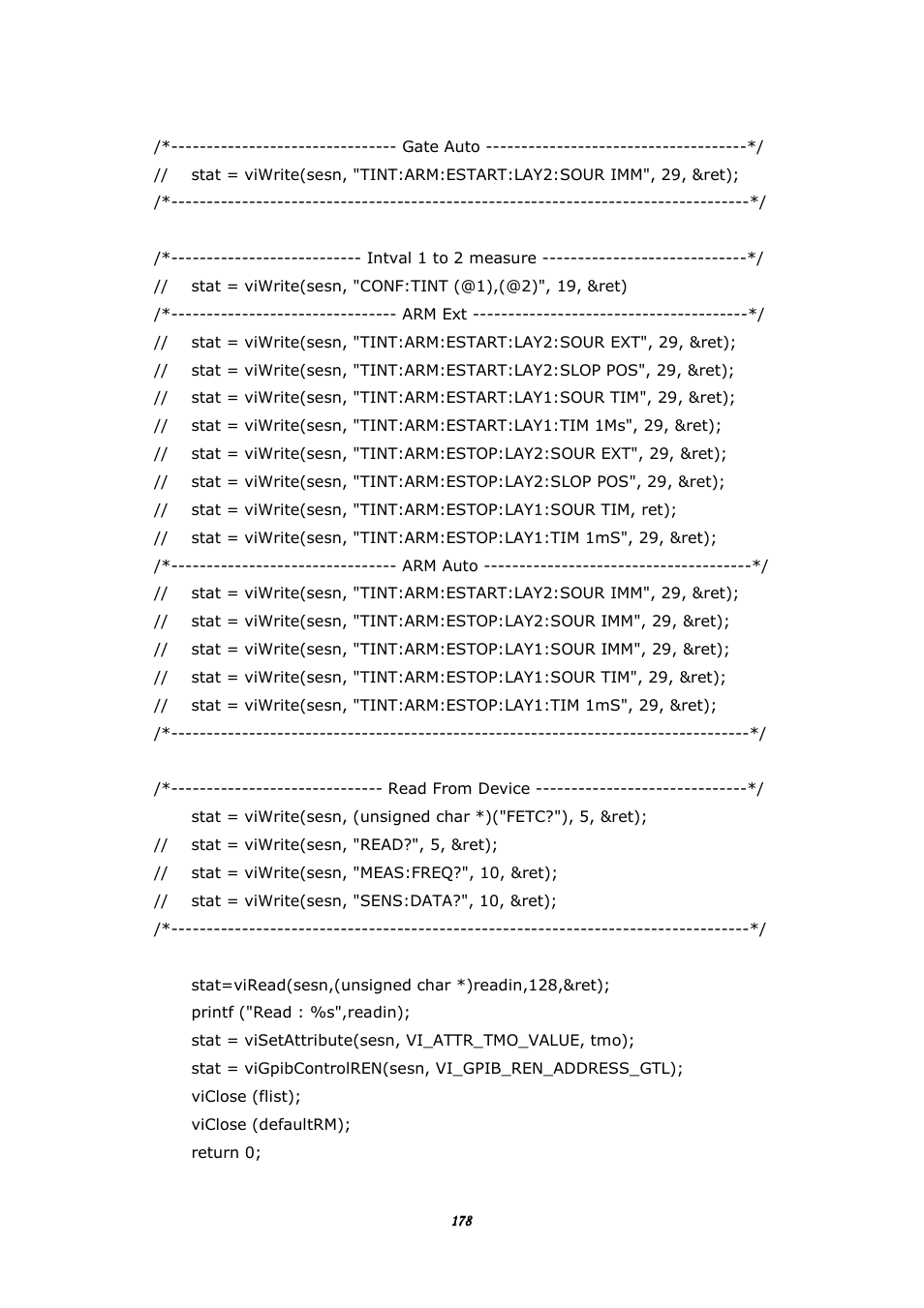 BNC 1105 Universal Counter User Manual | Page 178 / 197