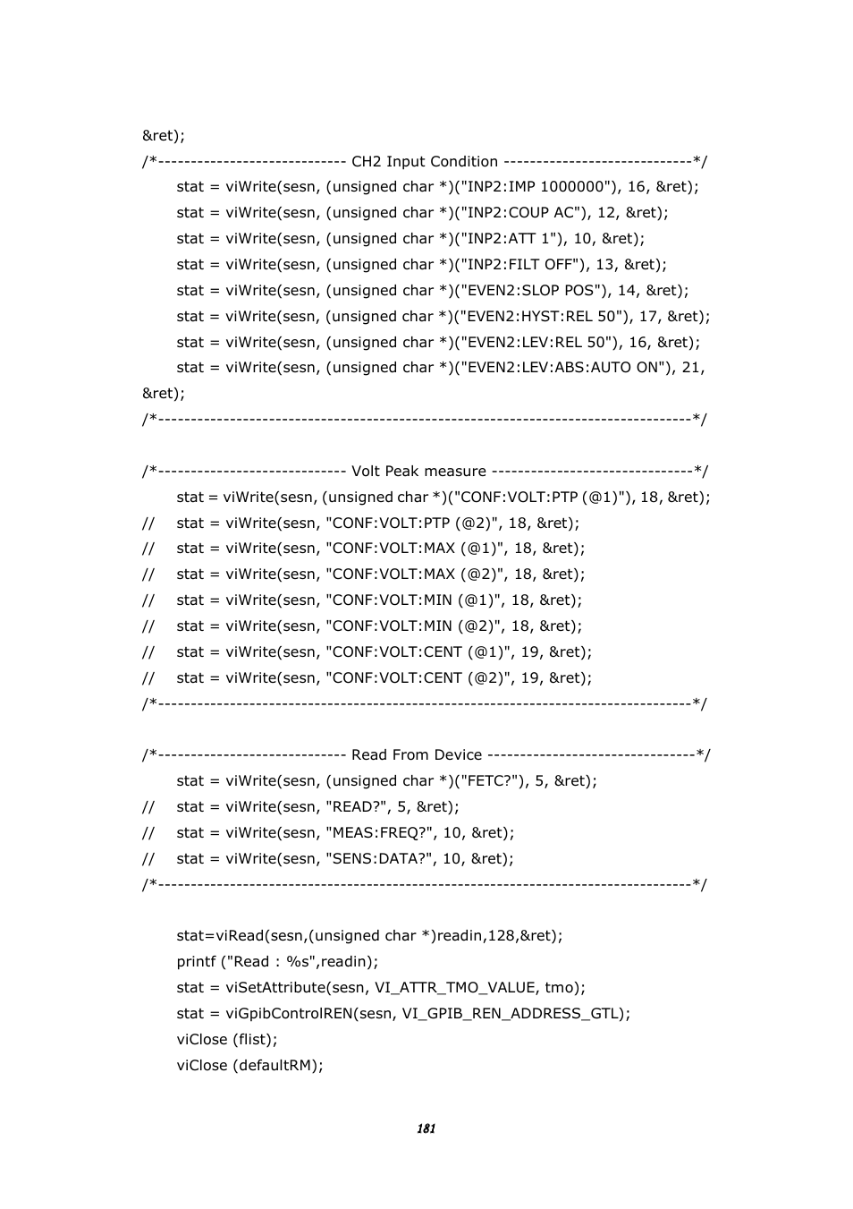 BNC 1105 Universal Counter User Manual | Page 181 / 197
