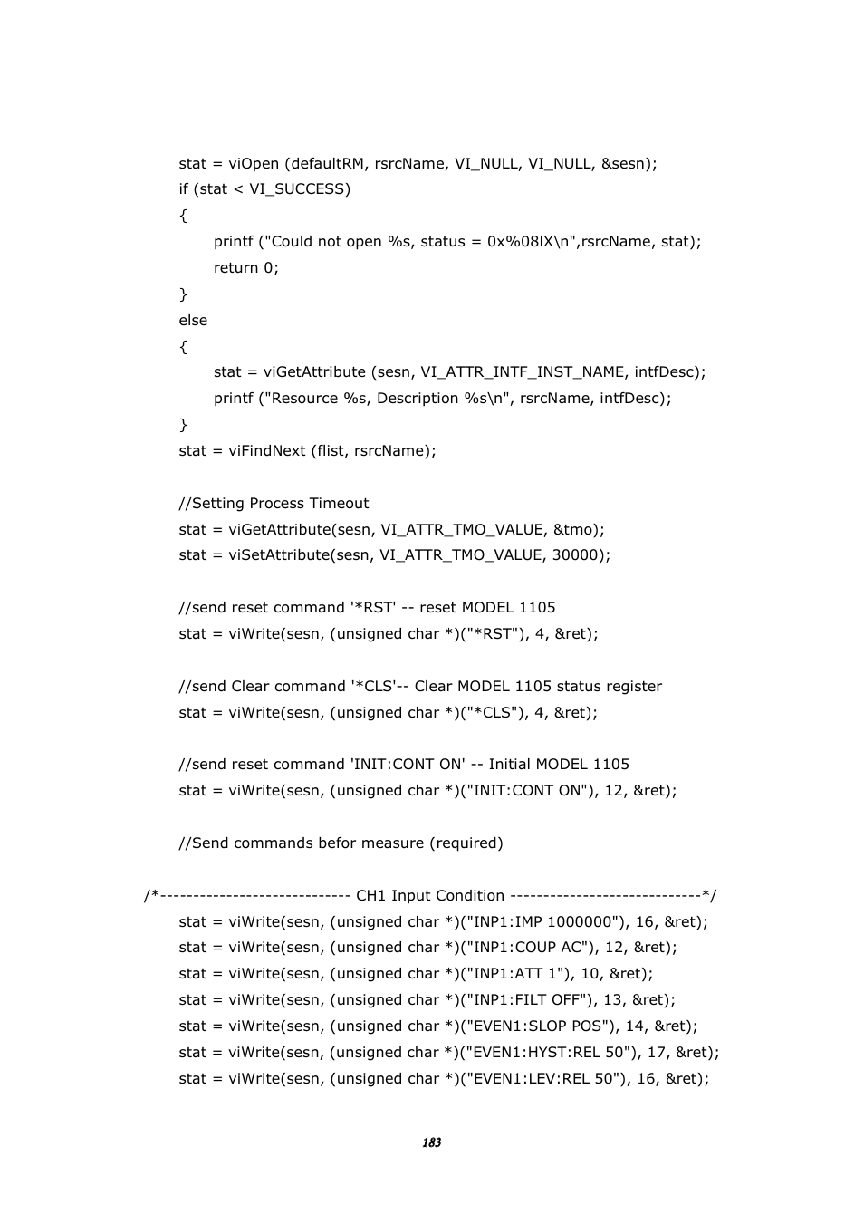 BNC 1105 Universal Counter User Manual | Page 183 / 197