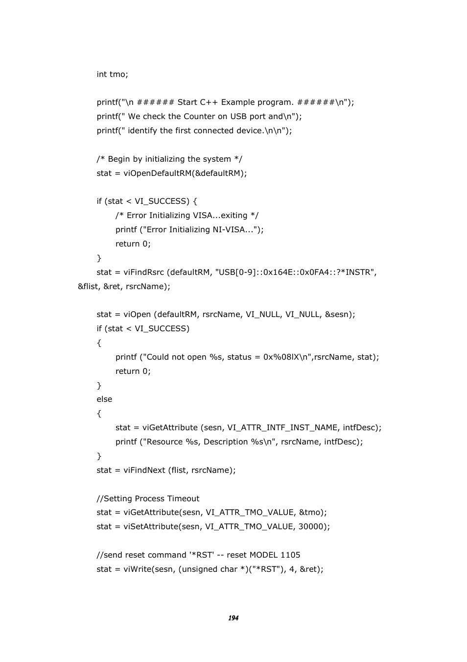 BNC 1105 Universal Counter User Manual | Page 194 / 197