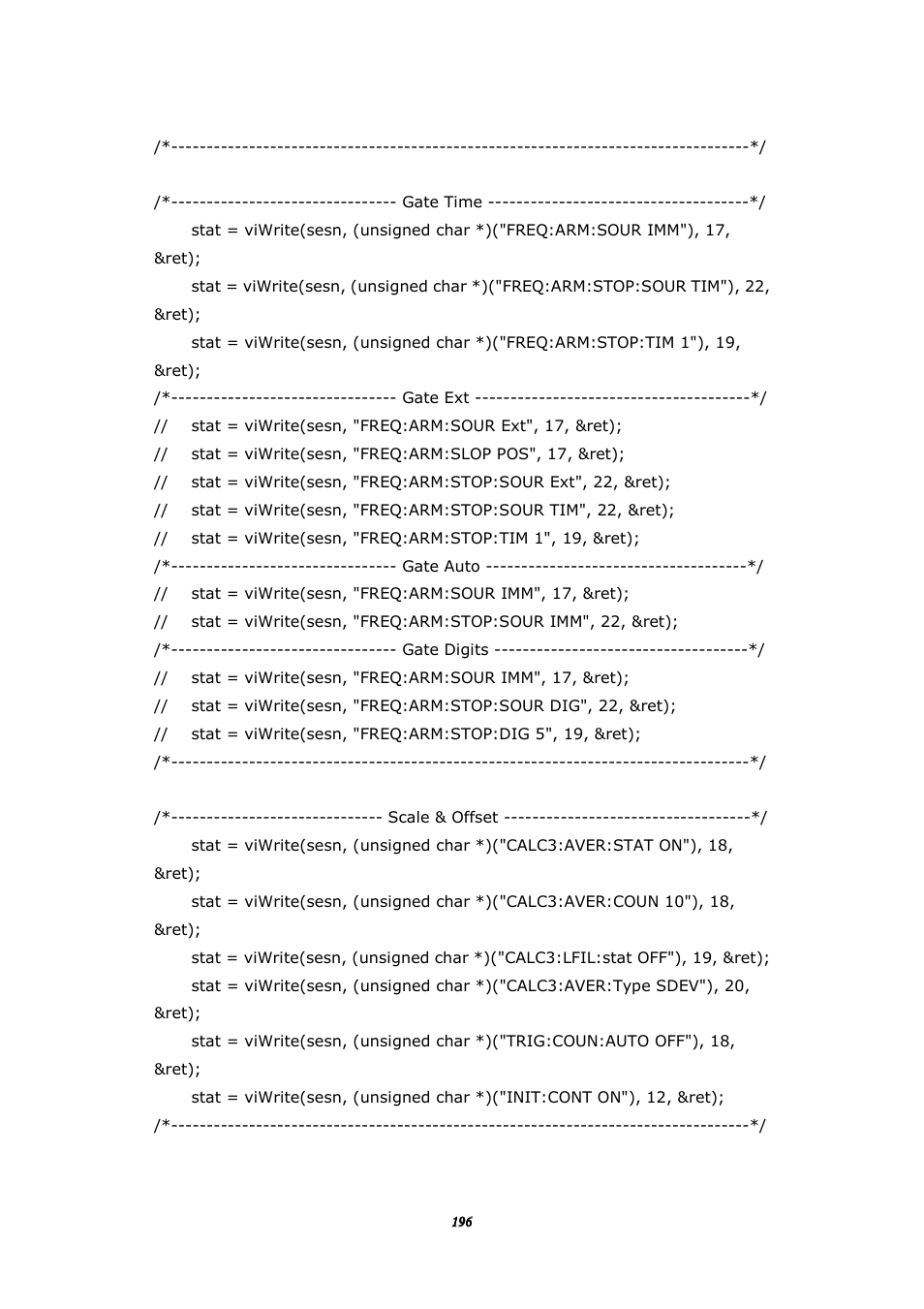 BNC 1105 Universal Counter User Manual | Page 196 / 197