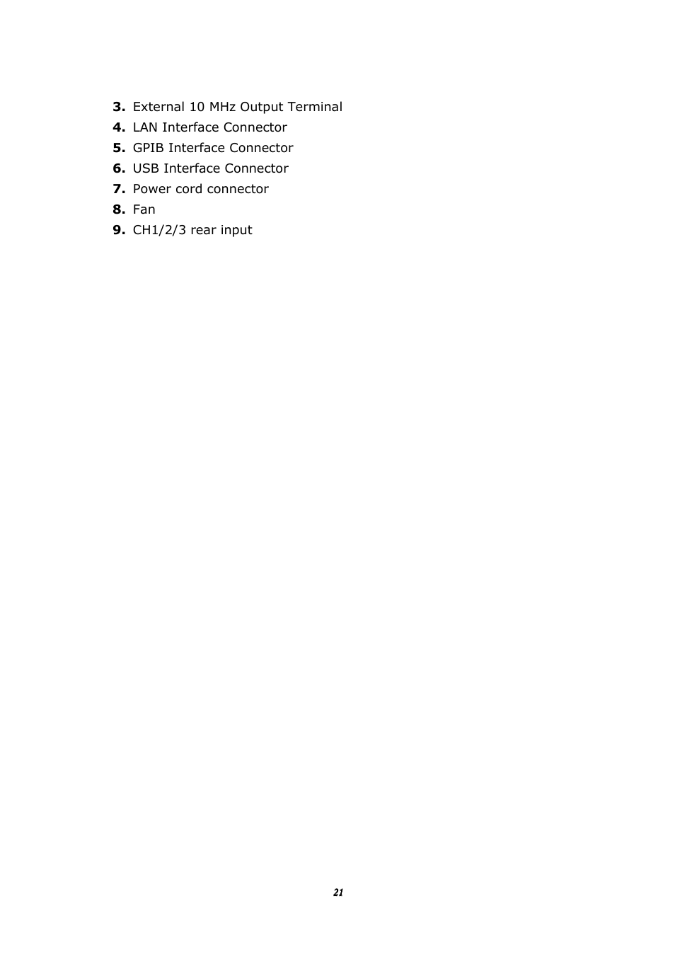 BNC 1105 Universal Counter User Manual | Page 21 / 197