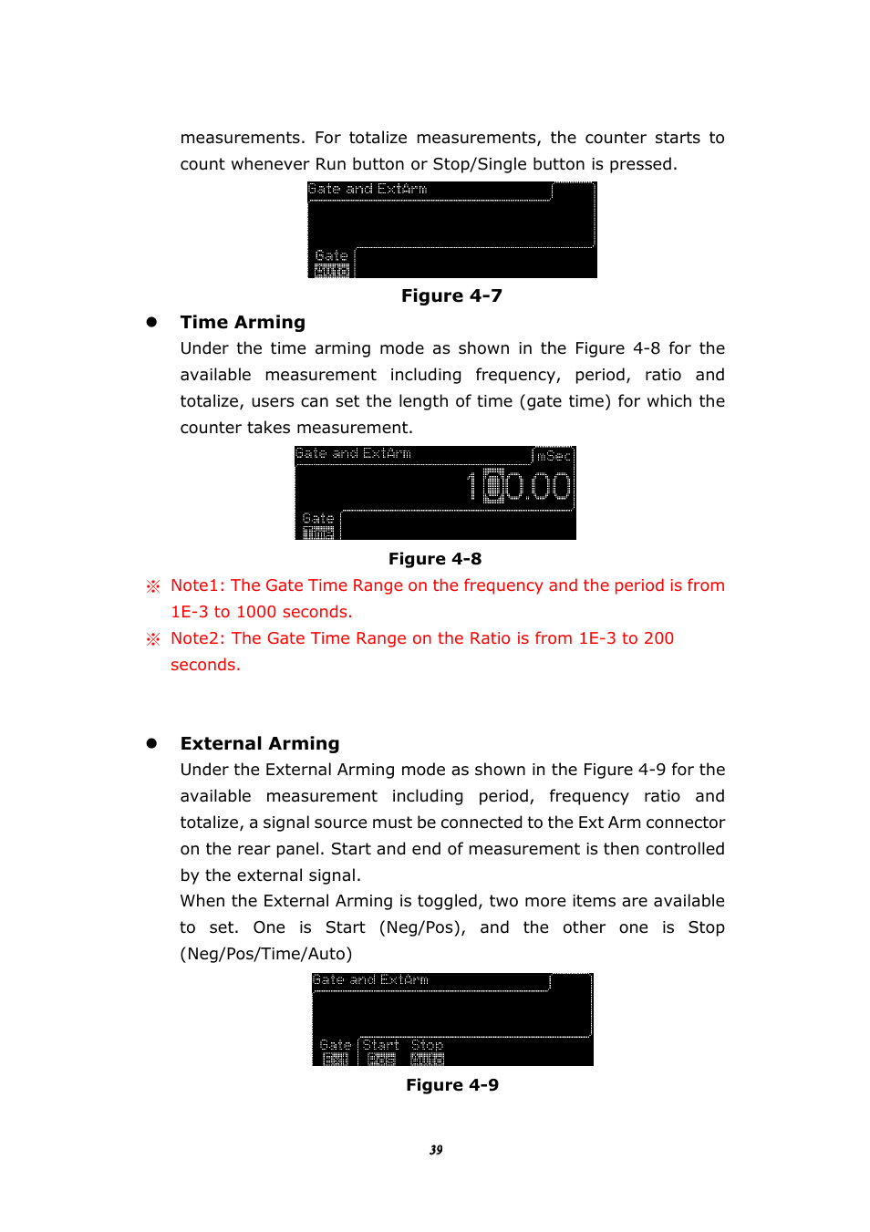 BNC 1105 Universal Counter User Manual | Page 39 / 197