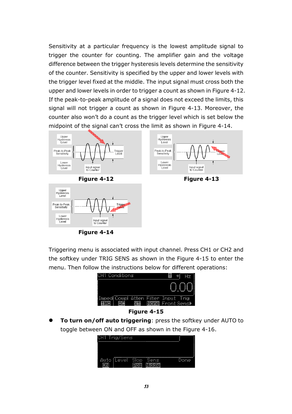 BNC 1105 Universal Counter User Manual | Page 53 / 197