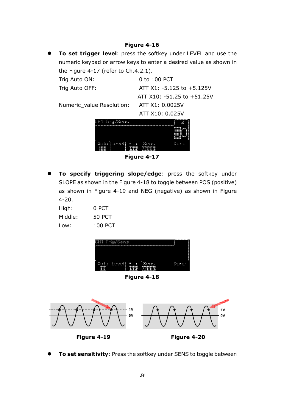 BNC 1105 Universal Counter User Manual | Page 54 / 197