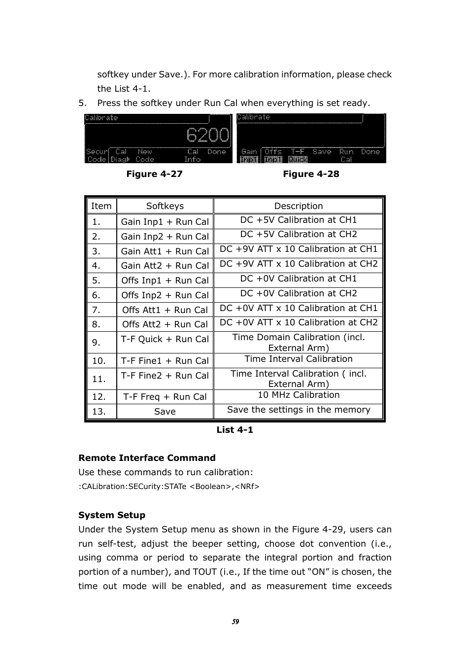 BNC 1105 Universal Counter User Manual | Page 59 / 197