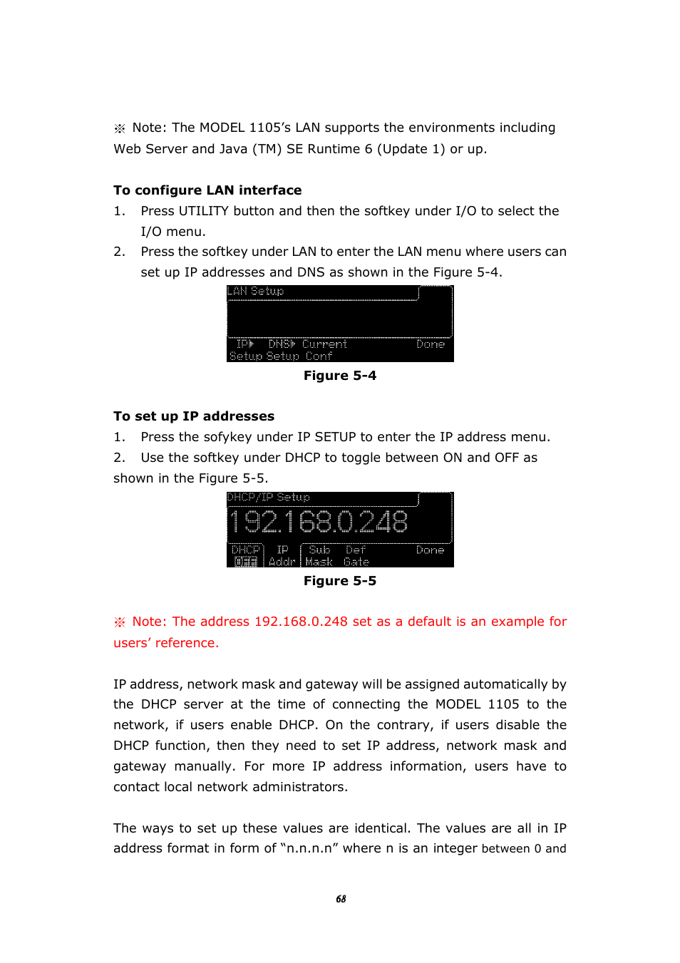 BNC 1105 Universal Counter User Manual | Page 68 / 197