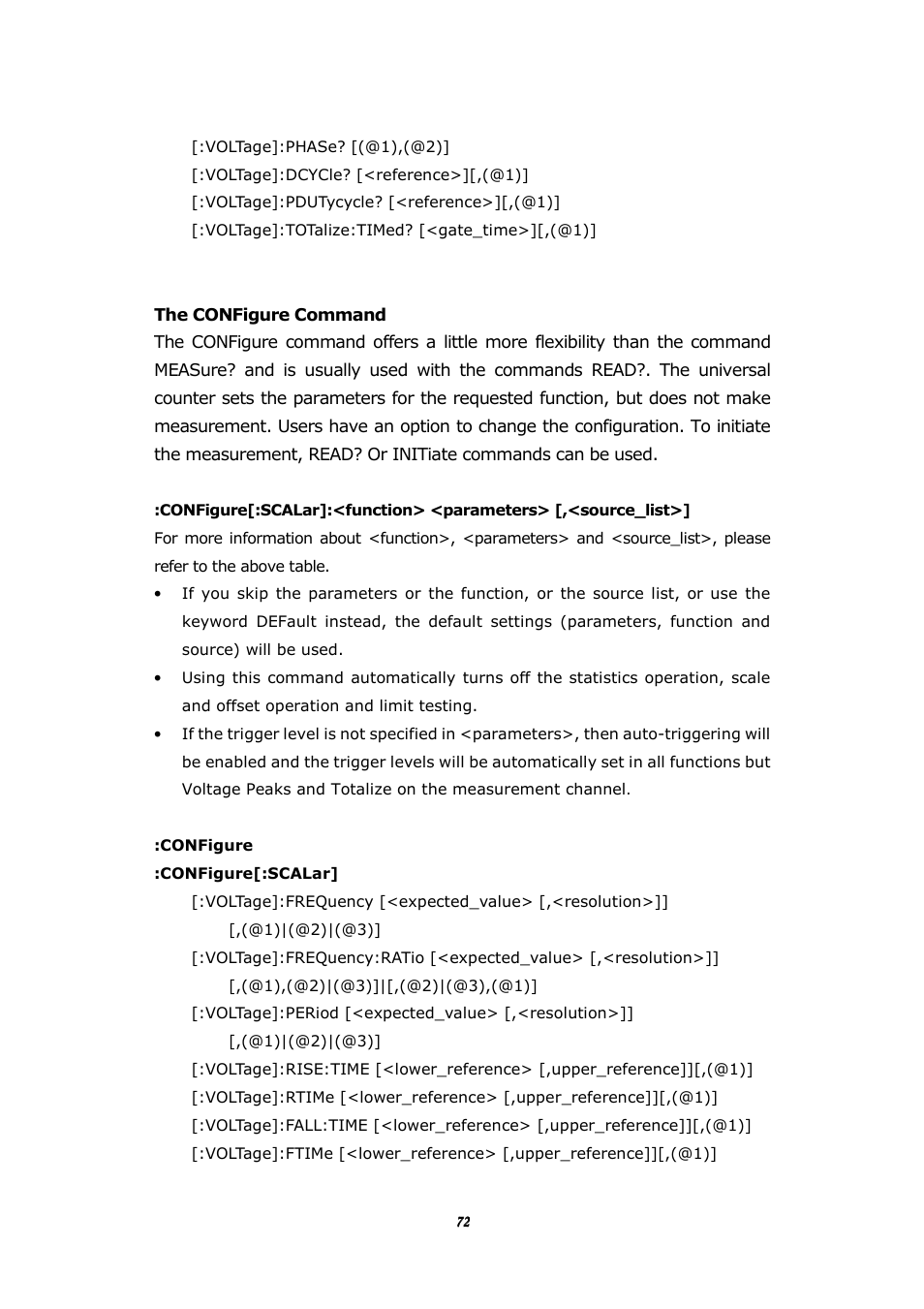 BNC 1105 Universal Counter User Manual | Page 72 / 197