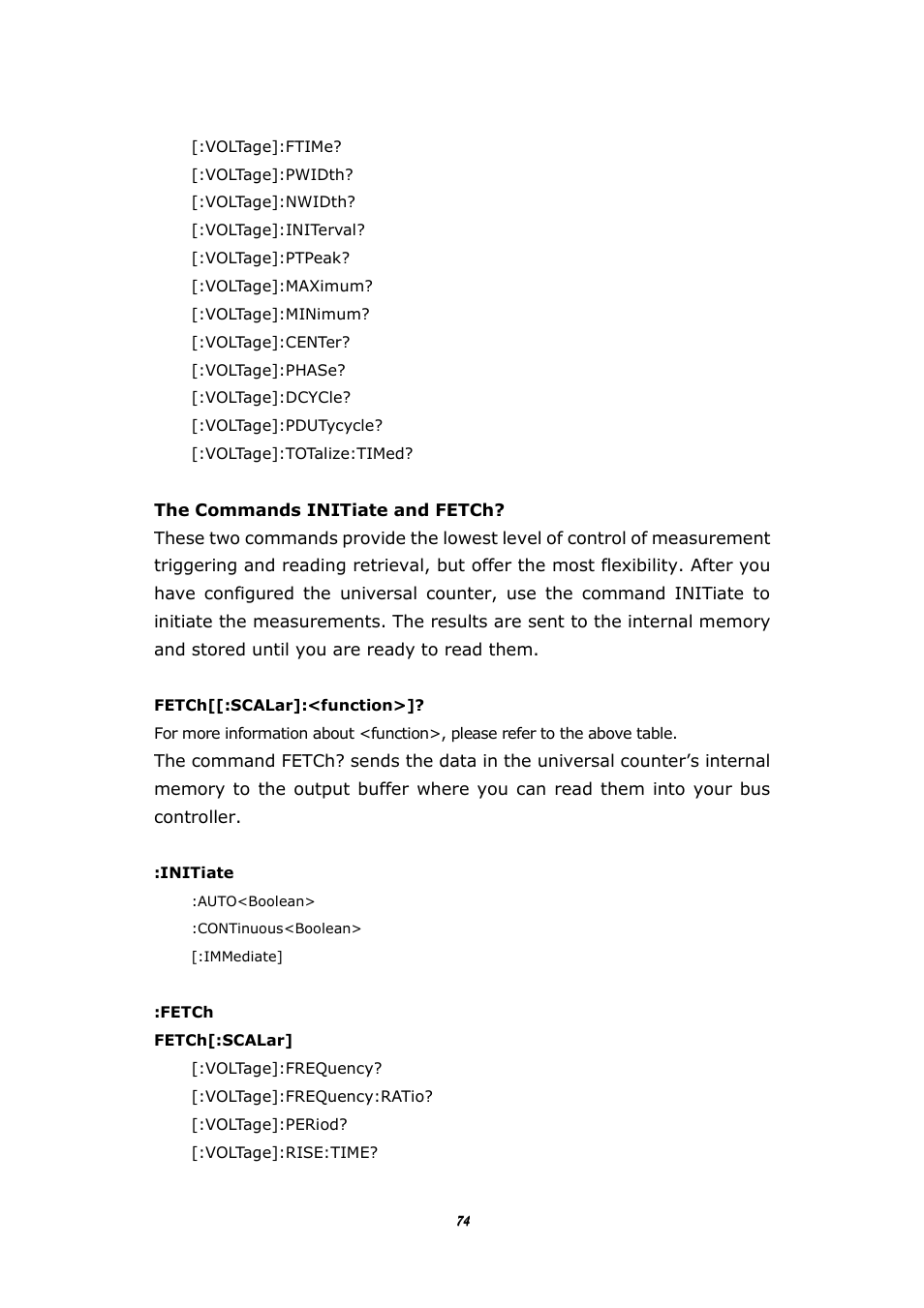 BNC 1105 Universal Counter User Manual | Page 74 / 197