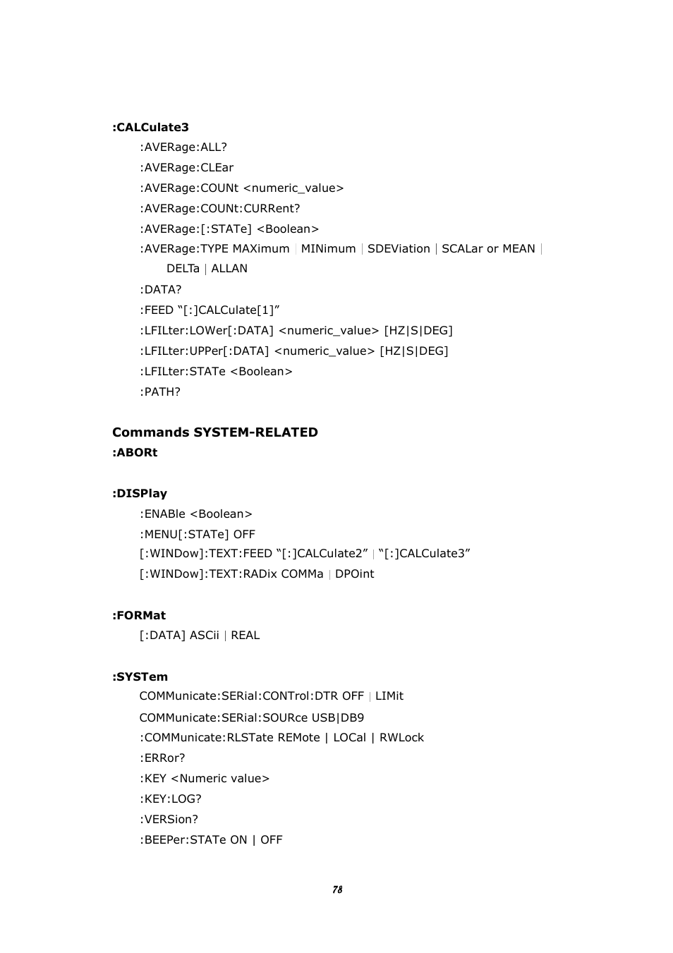 BNC 1105 Universal Counter User Manual | Page 78 / 197