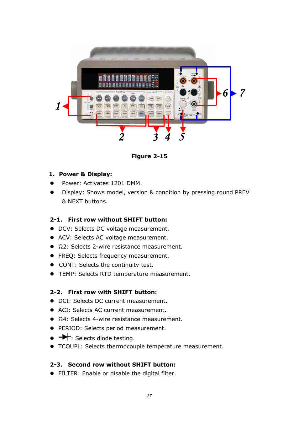 BNC 1201 - 6 1/2 Digit Digital Multimeter User Manual | Page 26 / 177