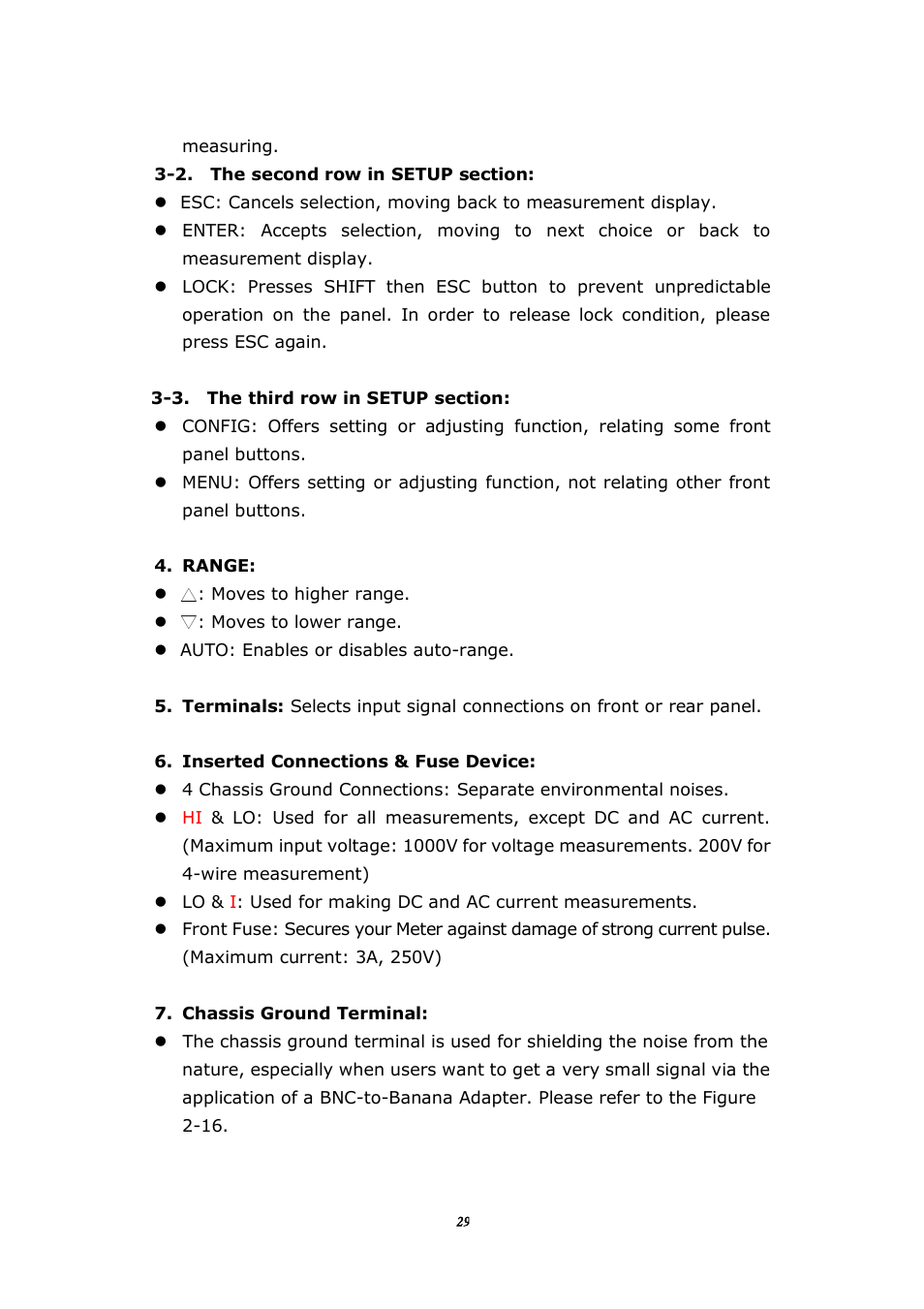 BNC 1201 - 6 1/2 Digit Digital Multimeter User Manual | Page 28 / 177