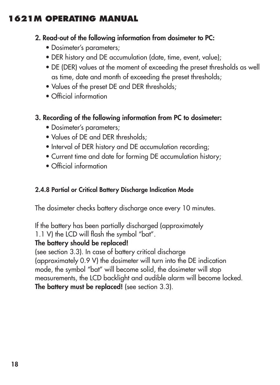 BNC 1621M User Manual | Page 19 / 27