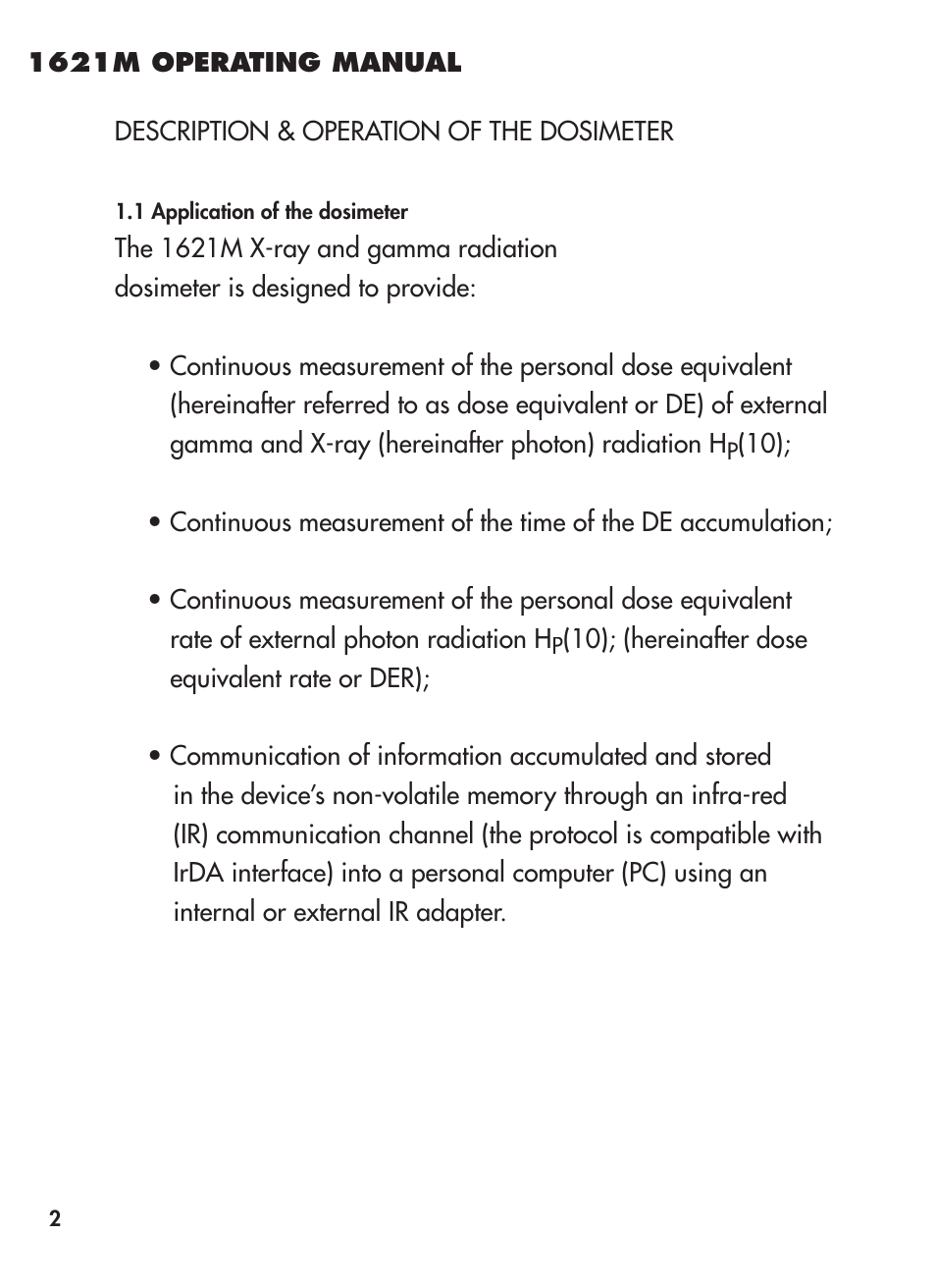 BNC 1621M User Manual | Page 3 / 27