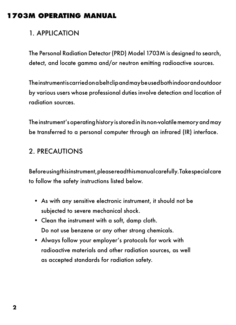 BNC 1703M User Manual | Page 3 / 14