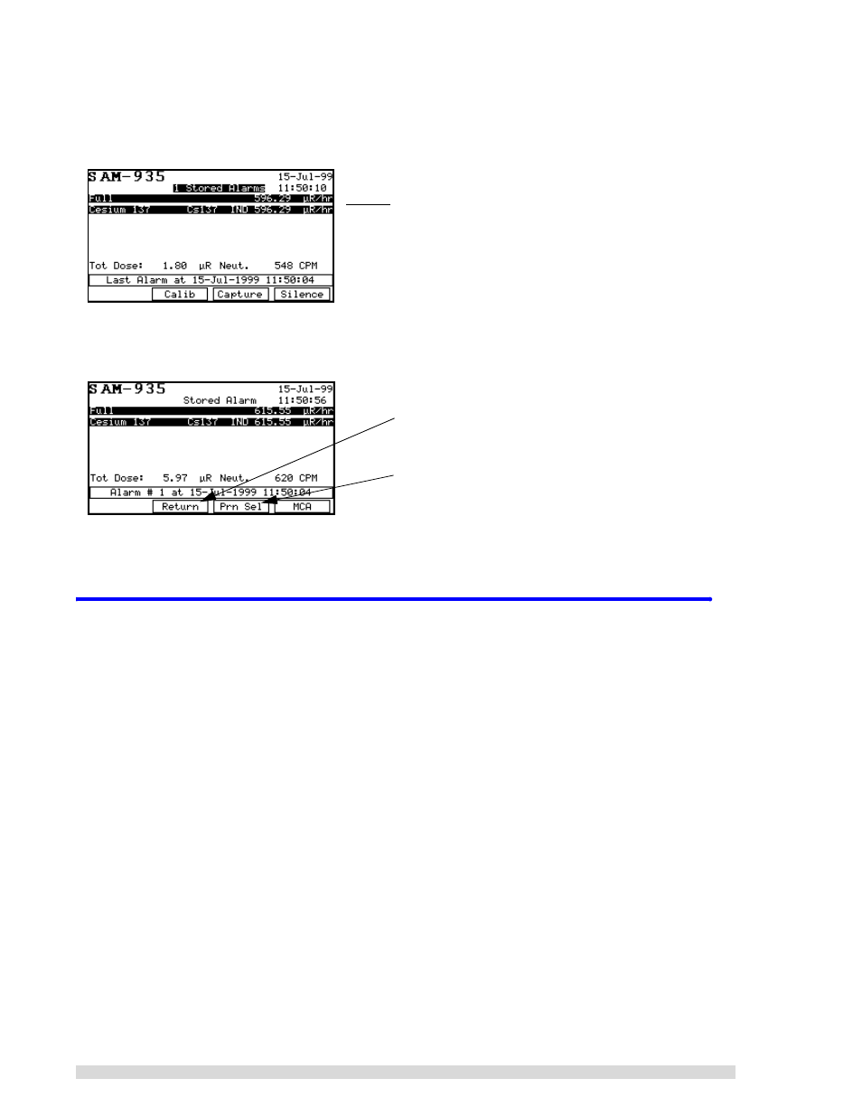 2 recalibration procedure, Recalibration procedure | BNC SAM 935 Portable Gamma Spectroscopy System User Manual | Page 14 / 70