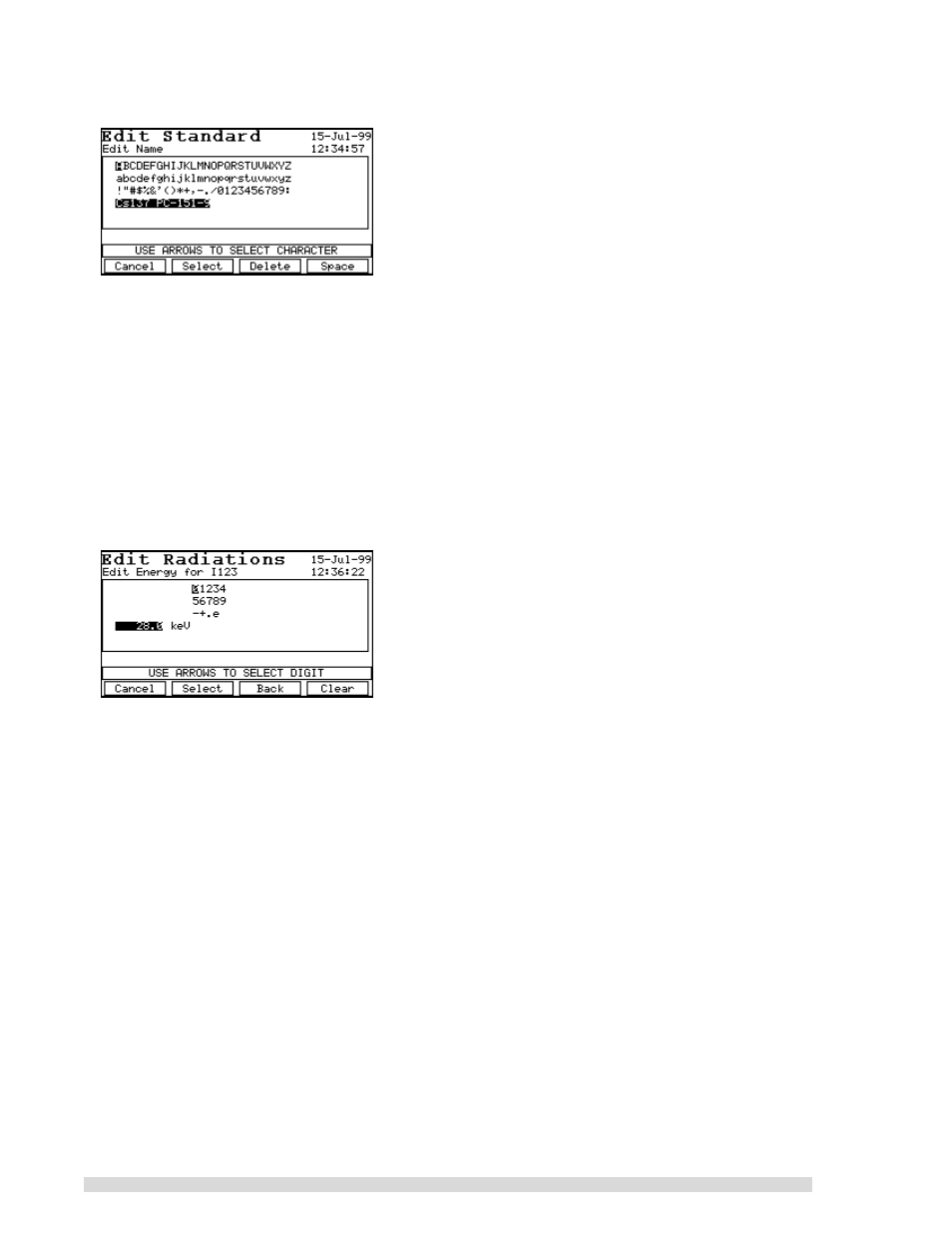 BNC SAM 935 Portable Gamma Spectroscopy System User Manual | Page 32 / 70