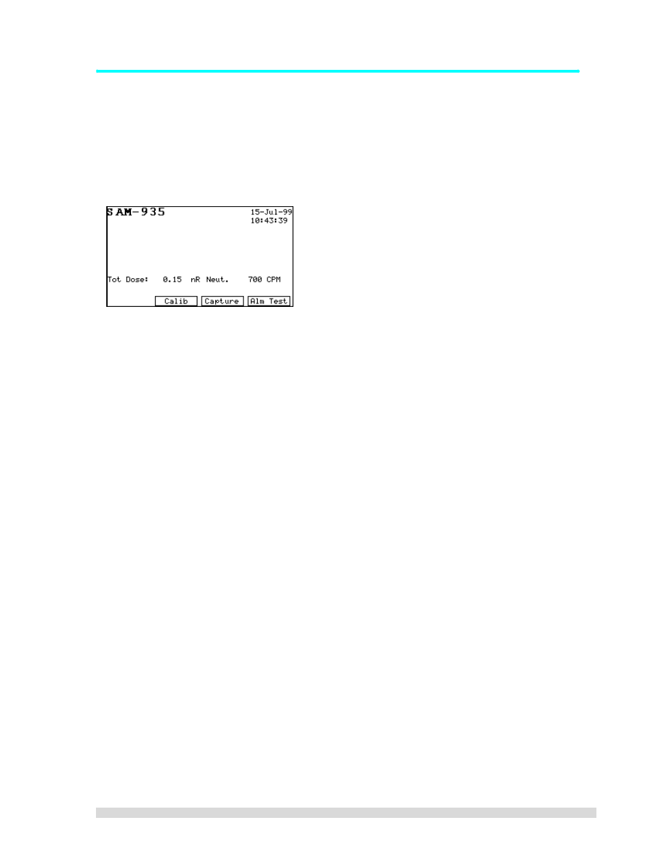 3 take samples and review alarms, Take samples and review alarms | BNC SAM 935 Portable Gamma Spectroscopy System User Manual | Page 9 / 70