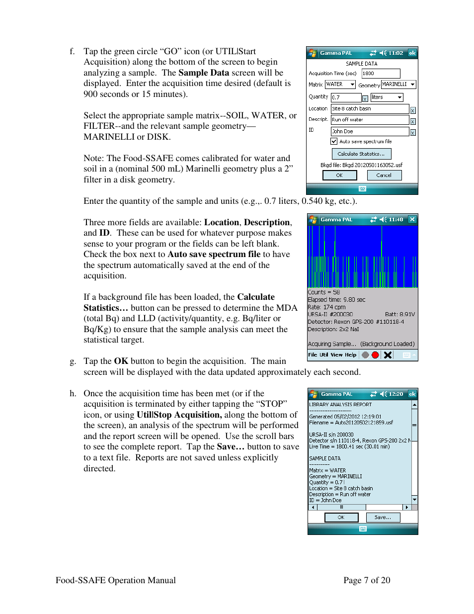 BNC 971 Food-SSAFE Analysis Kit User Manual | Page 6 / 10