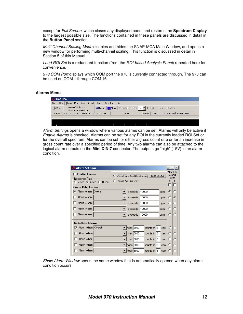 BNC 970 Portable Multi-Channel Analyzer (MCA) User Manual | Page 15 / 53