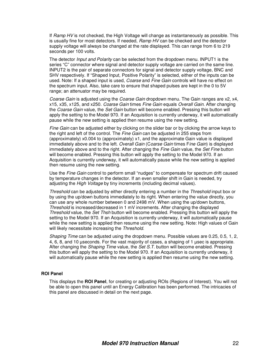 BNC 970 Portable Multi-Channel Analyzer (MCA) User Manual | Page 25 / 53