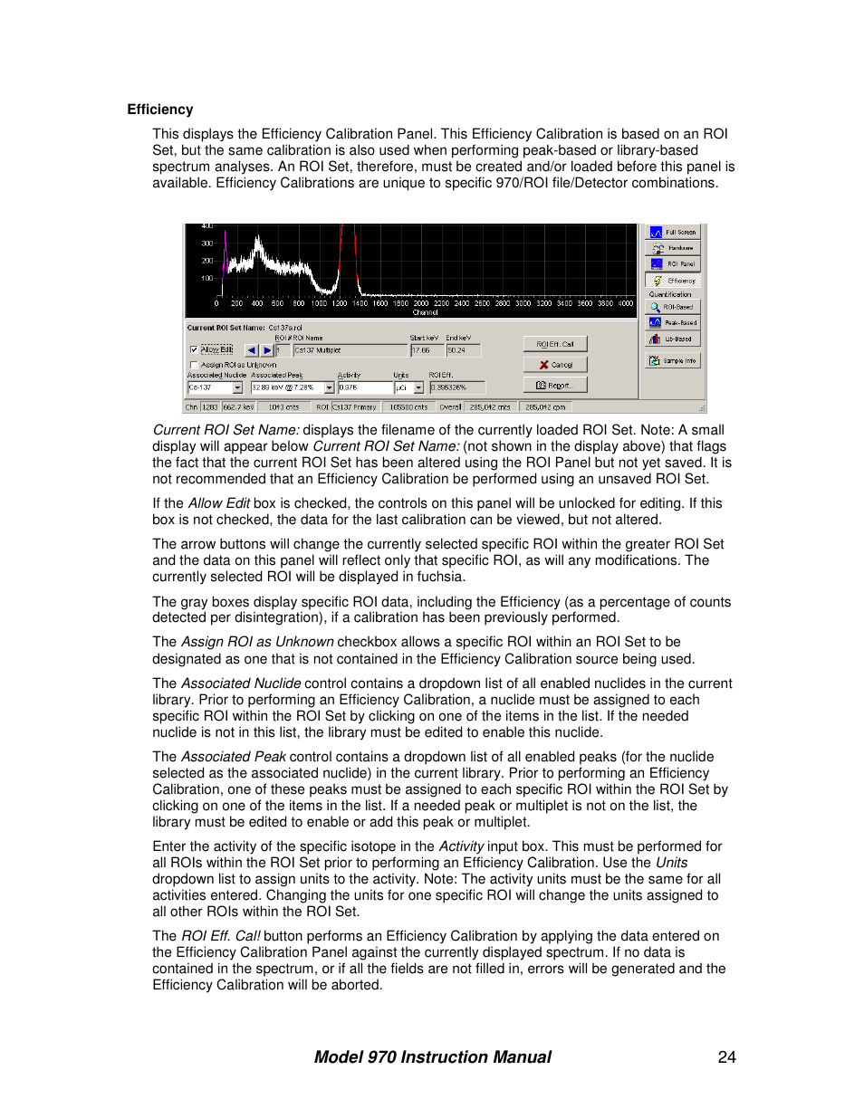 BNC 970 Portable Multi-Channel Analyzer (MCA) User Manual | Page 27 / 53