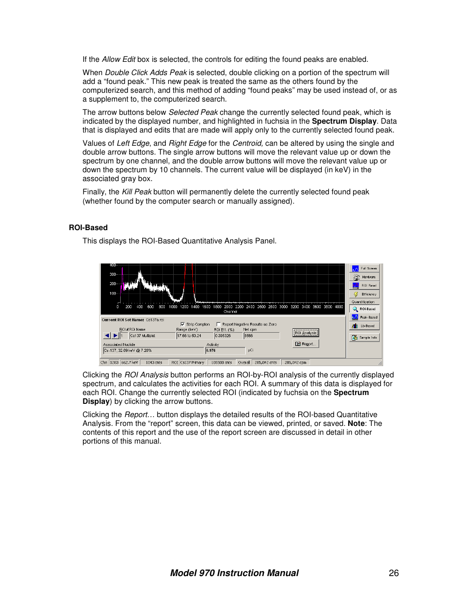 BNC 970 Portable Multi-Channel Analyzer (MCA) User Manual | Page 29 / 53