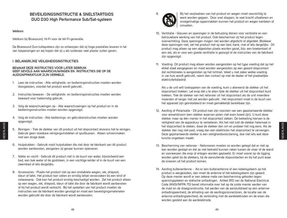 Bluesound DUO D30 Quick start guide User Manual | Page 25 / 43