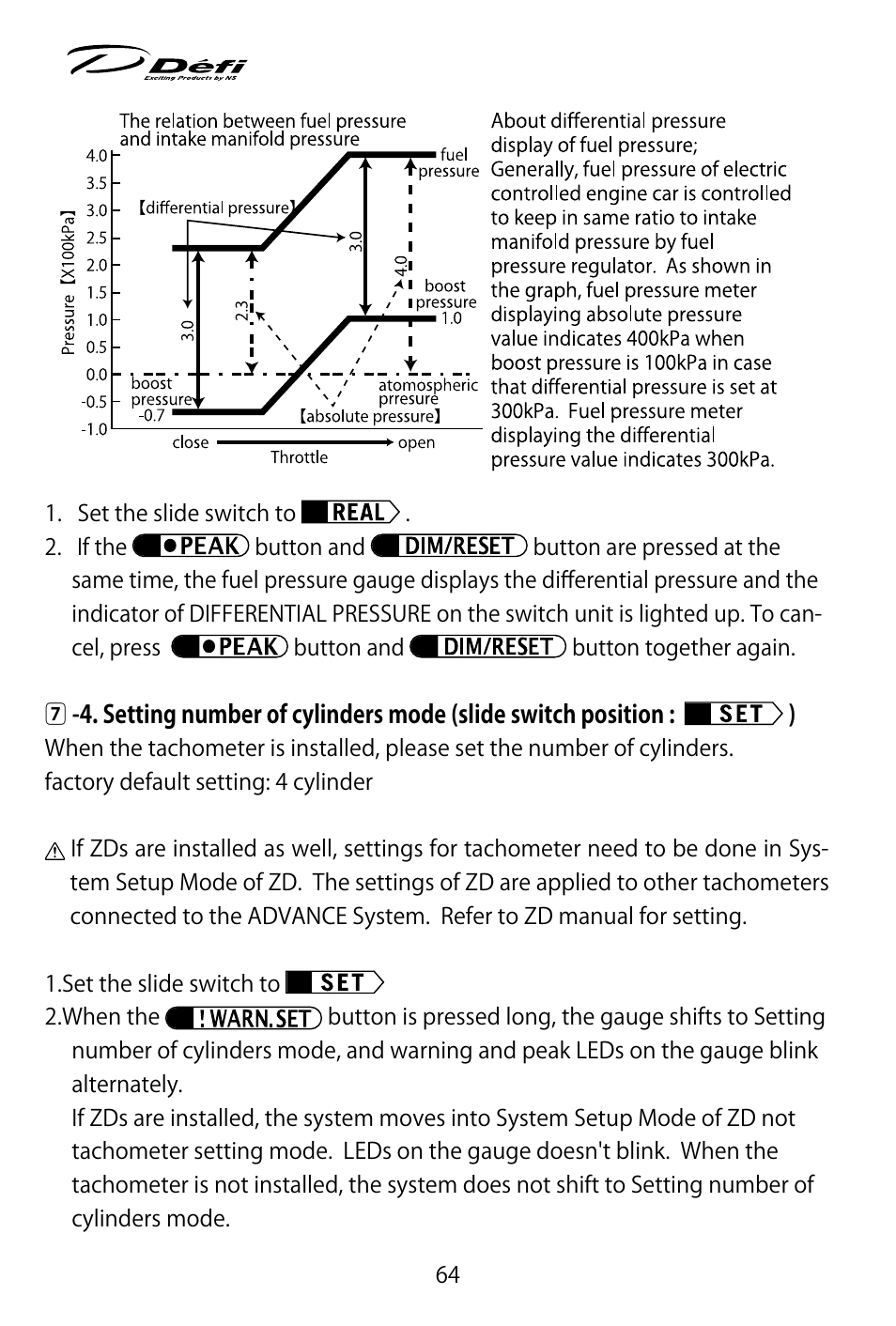 Defi ADVANCE Control Unit (DF07703 Manufactured in and before January, 2012) User Manual | Page 26 / 46
