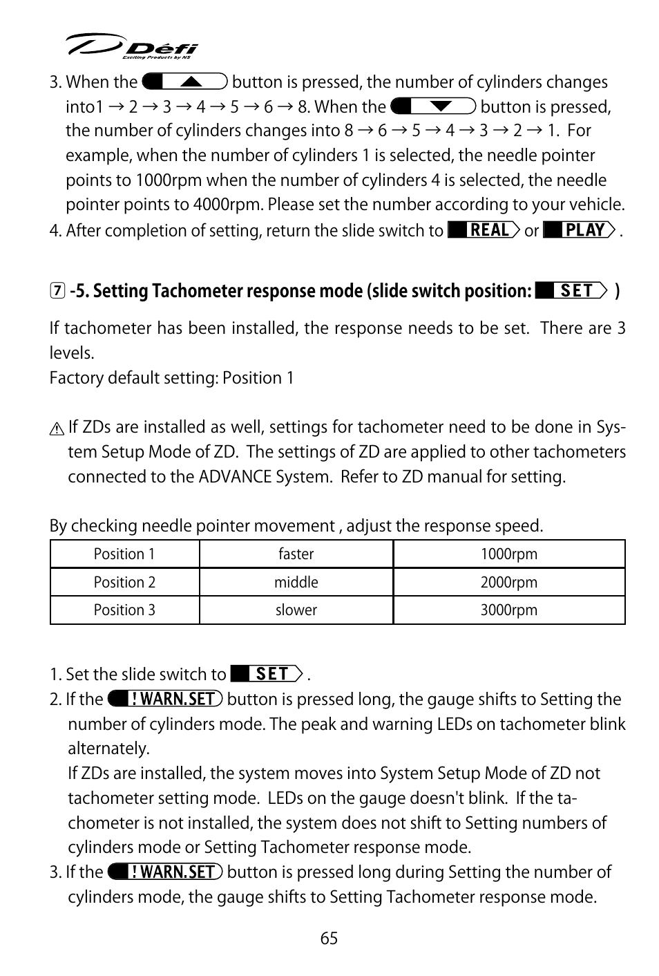 Defi ADVANCE Control Unit (DF07703 Manufactured in and before January, 2012) User Manual | Page 27 / 46