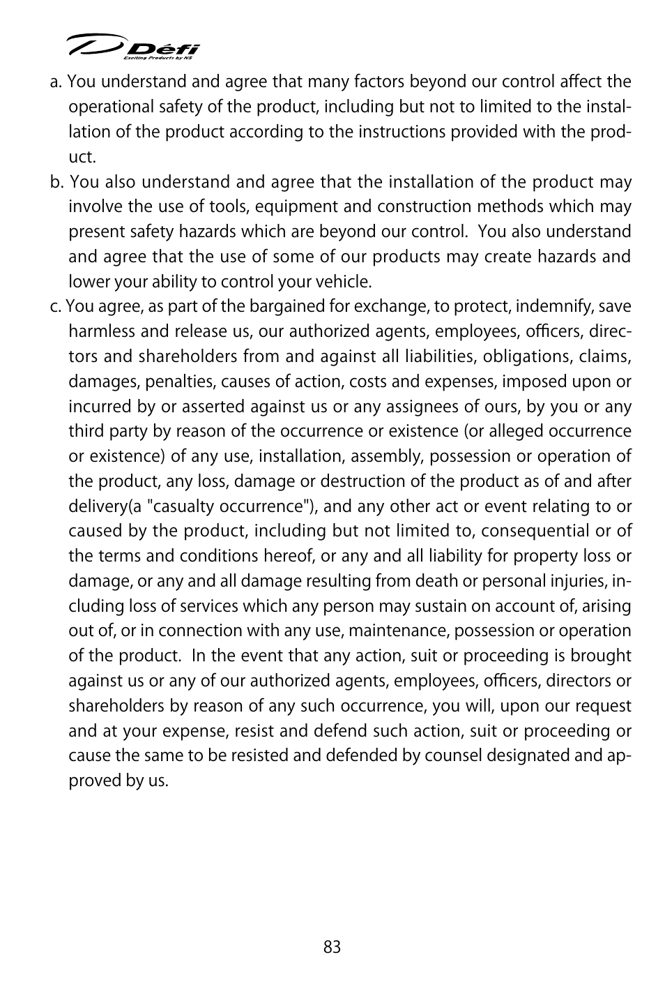Defi ADVANCE Control Unit (DF07703 Manufactured in and before January, 2012) User Manual | Page 45 / 46