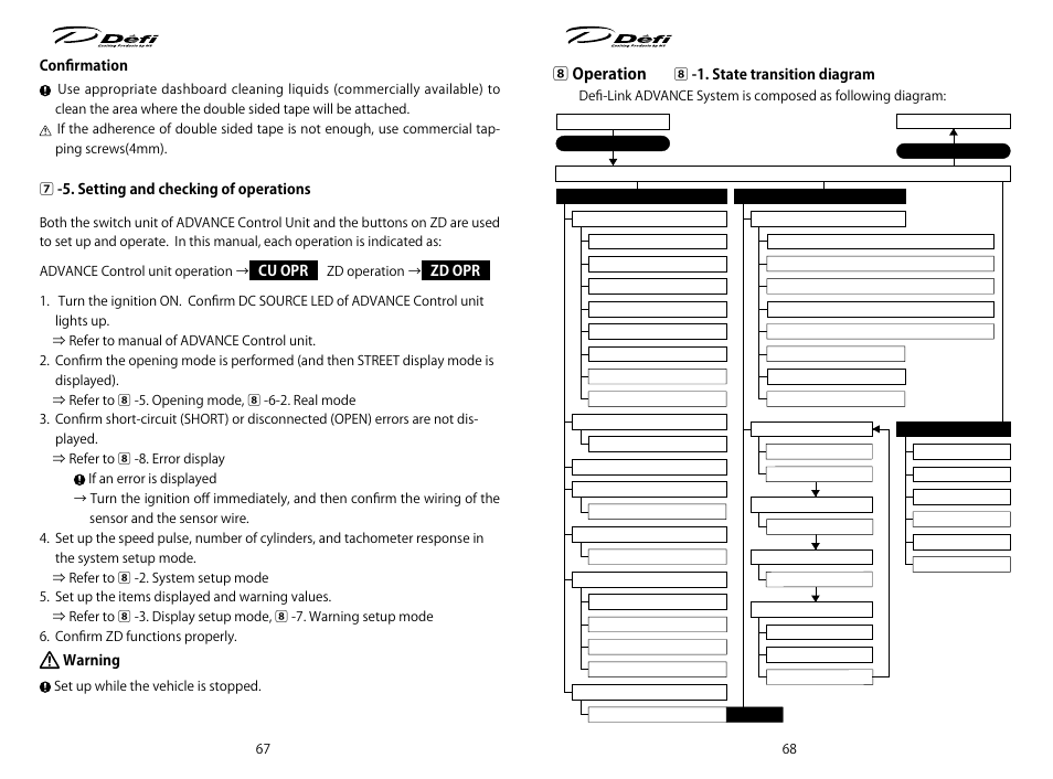 Defi ADVANCE ZD User Manual | Page 10 / 31