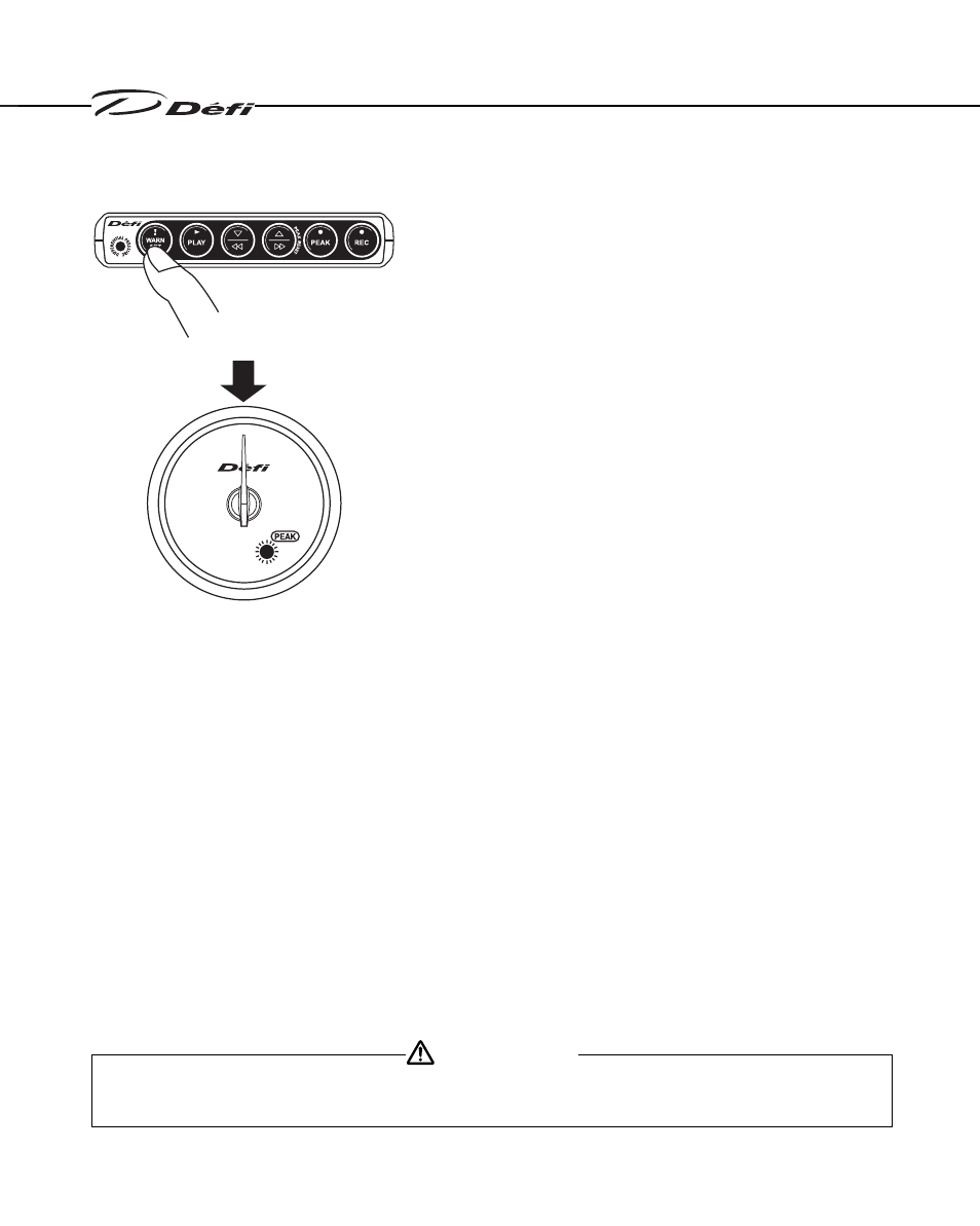 Warning | Defi Link Meter User Manual | Page 45 / 57