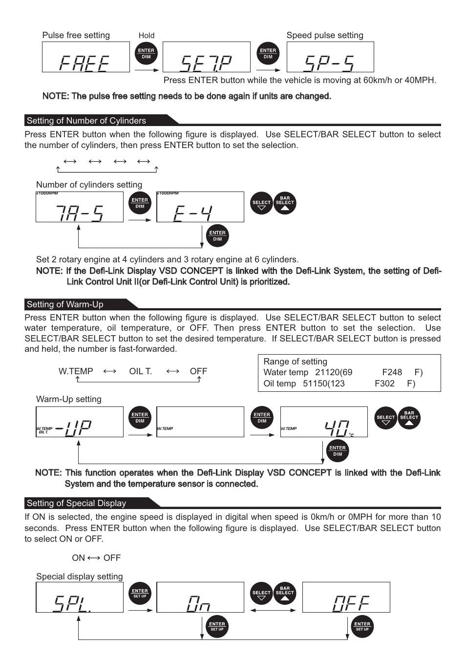 Defi Link VSD Concept User Manual | Page 9 / 16