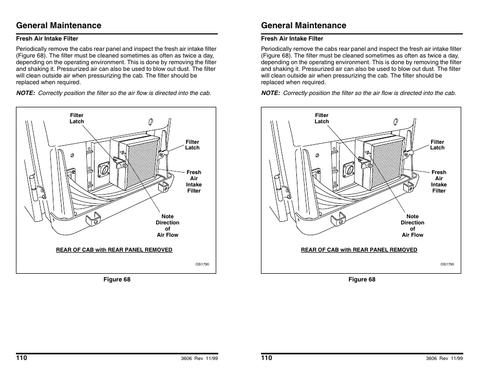 General maintenance | SkyTrak 3606 Operation Manual User Manual | Page 112 / 168