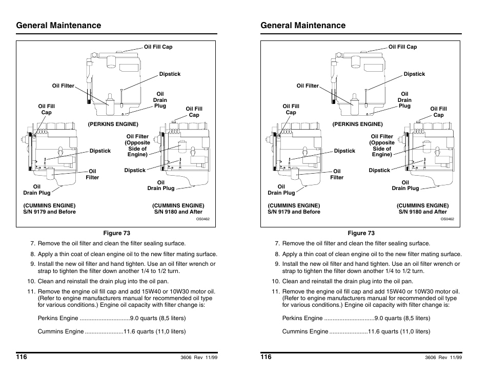 General maintenance | SkyTrak 3606 Operation Manual User Manual | Page 118 / 168