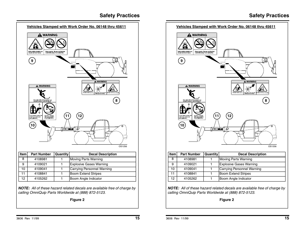 Safety practices | SkyTrak 3606 Operation Manual User Manual | Page 17 / 168