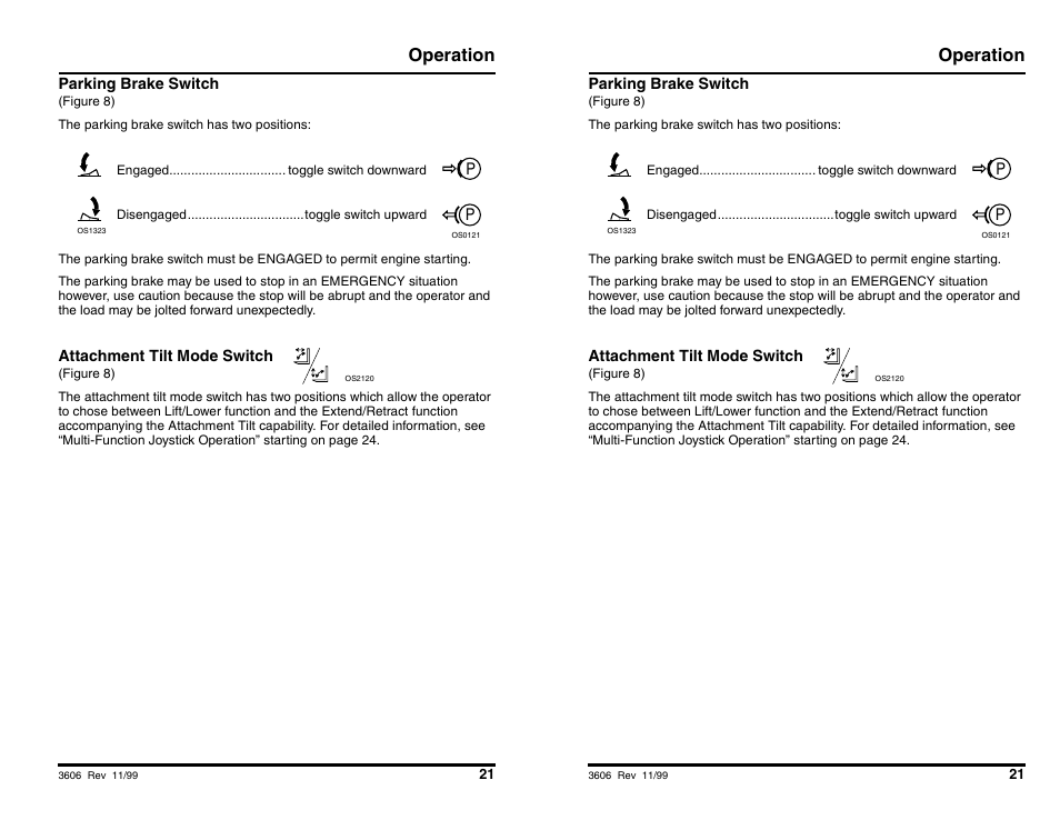 Operation | SkyTrak 3606 Operation Manual User Manual | Page 23 / 168