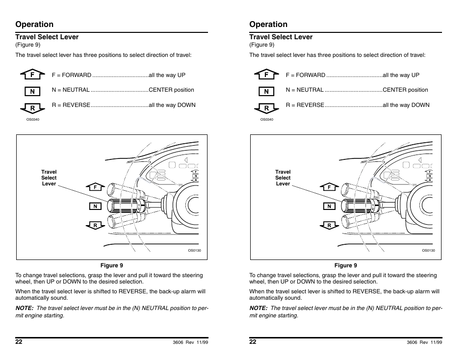 Operation | SkyTrak 3606 Operation Manual User Manual | Page 24 / 168